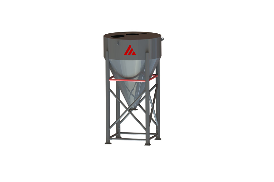 dry mortar plant storage silo